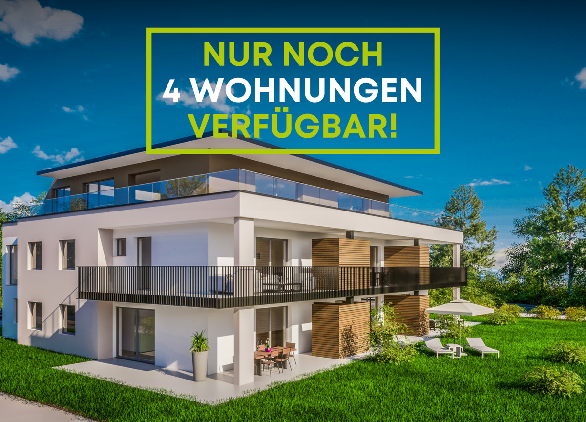 2. SEEREIHE – Neubauwohnung in Krumpendorf – NUR NOCH WENIGE EINHEITEN VERFÜGBAR!